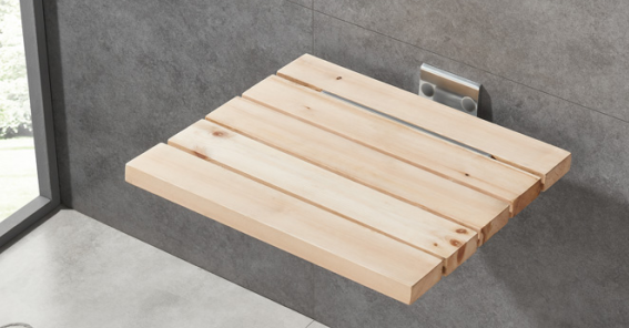 teak wood folding shower seat
