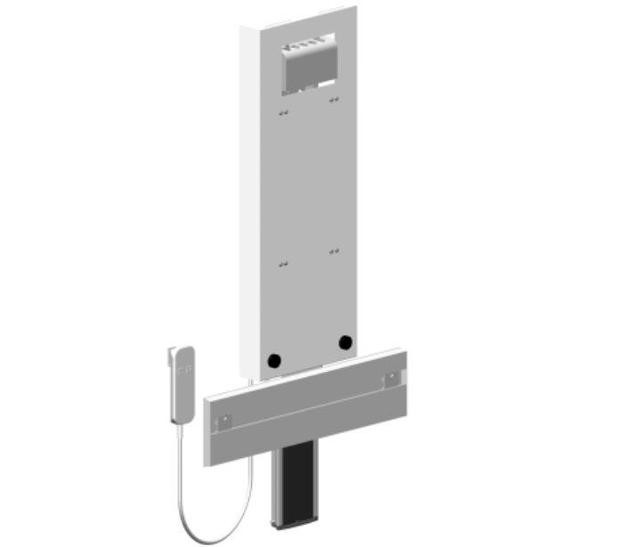 electric height adjustable basin holder bracket