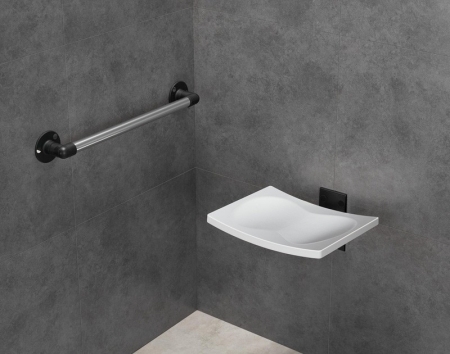 wall mounted folding bath seat