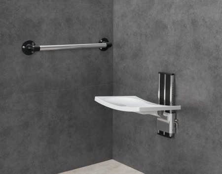 disabled shower seat height -adjustable